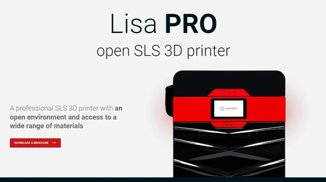 lisa pro sls 3d printer
